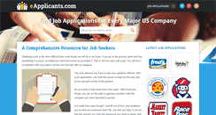 Desktop Screenshot of eapplicants.com